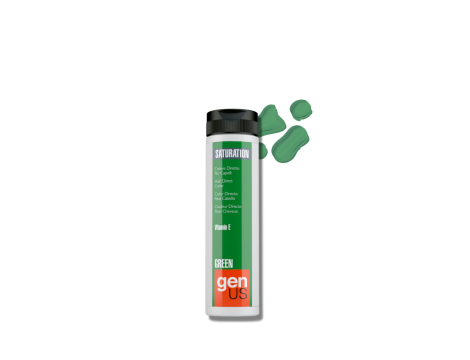 GENUS SATURATION toner koloryzujący w żelu bez amoniaku 150 ml | Green - 2
